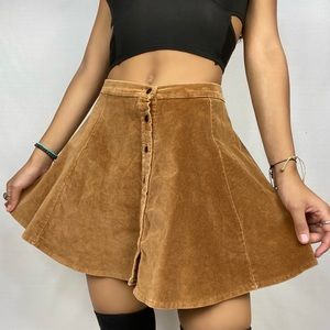 Brandy Melville Suede Skirt